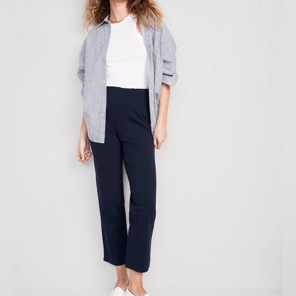 Old Navy Extra High-Waisted Stevie Straight Pants XS BNWT